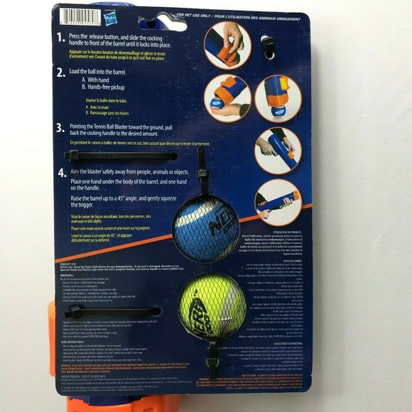 NERF Dog Tennis Ball Launcher Canon Toy Blue - Picture 5 of 6